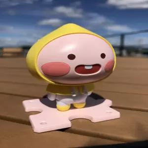 완성품 카카오프렌즈 레인코트 리틀 어피치 피규어