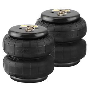 MAXPEEDRODS 2PCS 범용 에어 서스펜션 스프링 더블 벨로우 표준 2500파운드 1/2