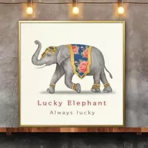 거실에걸면좋은그림 코끼리 그림 액자 풍수에 좋은 50G 3ELE3