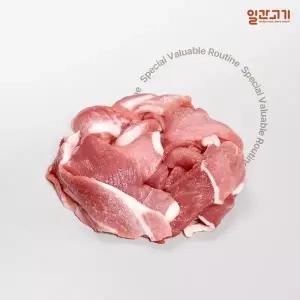 [일간고기][냉장] 국내산 한돈 전지(앞다리살) 불고기용 500g