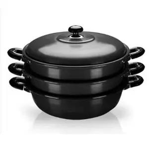 찜솥 국산 찜냄비 찜통 찜기 알루미늄 냄비 3단 38cm 찜솥냄비