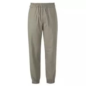 남자 린넨 사방스판 스트링 밴딩 조거팬츠 NE-PTS-Q020-연카키