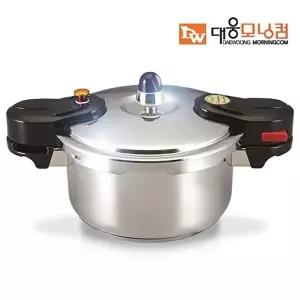 [대웅모닝컴]대웅모닝컴 IH 7~8인용 압력솥 5L / DWG-S 인덕션 가스 스텐 압력밥솥 솥밥 누룽지 가정용 업
