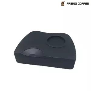 YJ 커피 템핑매트 1구 블랙 대퍼 탬매트 받침 바리스타악세사리 템퍼 부품 도구 원두도구