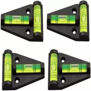 LAIESYA 4Pcs RV T 레벨 크로스 체크 버블 사용 캠핑카 여행 트레일러 삼각대 카메라 망원경 사진 우드샵