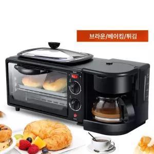 3in1 멀티 조식 토스터기 메이커 커피 기계 오븐 빵