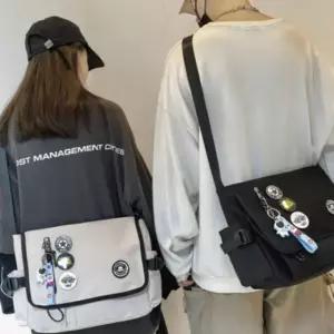 매신저백 뱃지포함 대학생 커스텀 스트릿패션 신학기 IWB7F0D8
