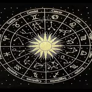 두꺼운 벨벳 테이블보 별자리스프레드천 카드매트 철학관 타로카드 미끄럼방지