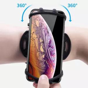 회전가능 실리콘 스마트폰 거치용 암밴드 운동할때핸드폰 스포츠포켓 조깅용품 러닝백