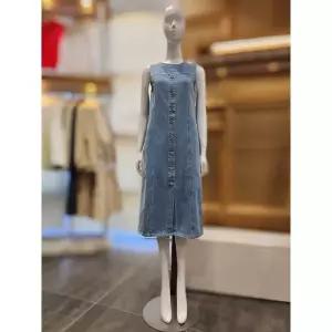 [보리보리/플라스틱아일랜드]MARIO플라스틱아일랜드 뷔스티에 데님원피스 PR2DO561