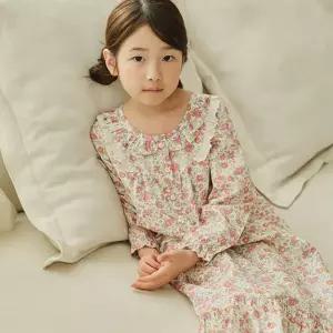 [보리보리/달코미코]글로리 여아 순면 원피스 잠옷 공주 플라워 꽃무늬 드
