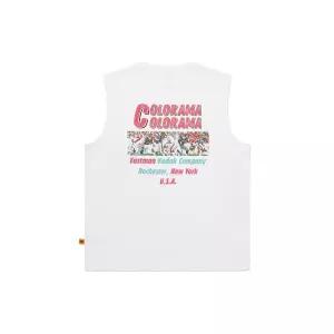 매장정품 코닥 KODAK 컬러라마 에어로쿨 슬리브리스 티셔츠 WHITE K6223RSL48WHT 160211