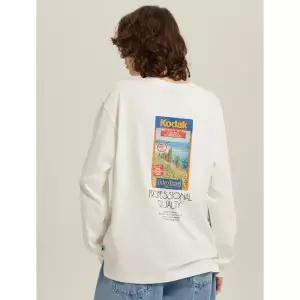 코닥 RGB 에어로쿨 긴팔 티셔츠 WHITE 191434
