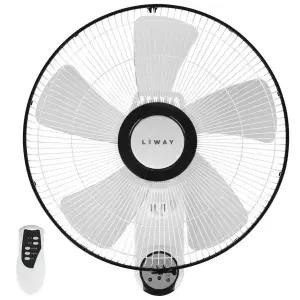 [리웨이] 벽걸이선풍기 리모컨 업소용 저소음 사무실 식당 LWF-WR655