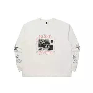 코닥 현예슬 작가 모먼츠 긴팔 티셔츠 WHITE 192932