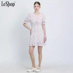 르샵 반팔 셔링 미니원피스