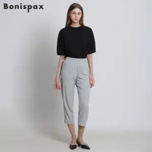 보니스팍스 밴딩 배기 팬츠