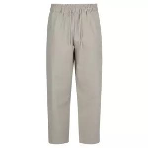 리빌모아 남자 린넨 와이드 스판 밴딩팬츠 NE-PTS-Q023-베이지