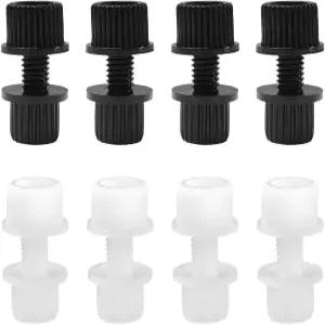 16PCS 나일론 번호판 커버 나사 오토바이 프레임 홀더 볼트 및 너트 플라스틱 자전거용 패스너 키트