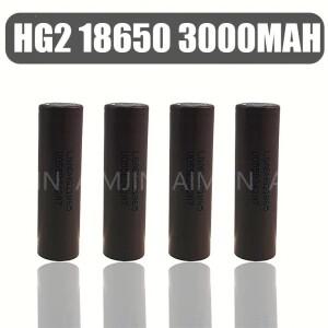 AIMJIN 스크루드라이버용 리튬 이온 배터리 고전류 30A 방전 파워 셀 HG2 3.7V 18650
