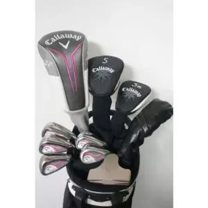 초급 입문용 여성 캘러웨이 X-HOT 드라이버 솔레어 아이언 조합 풀세트 신품 캐디백 포함