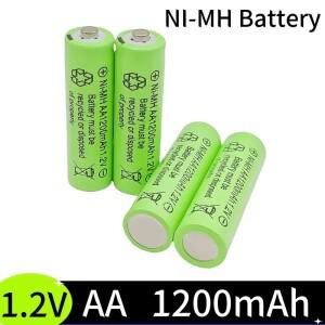 충전식 배터리 LPEGA 1200mAh NI-MH 시계 장난감 등 1.2V AA 호환