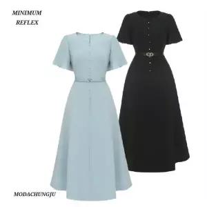 [미니멈]MD 벨 소매 플레어 원피스 MD MZBGWO3940SB_CJ