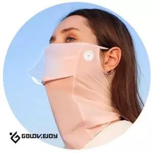 [텐바이텐]골프 실크 쿨마스크 시원한 여름용 스카프 자외선 차단 마스크
