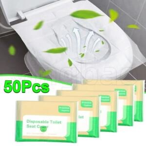 10-50PCS 대형 범용 버전 일회용 변기 커버 여행용 휴대용 필수 방수 변기 쿠션