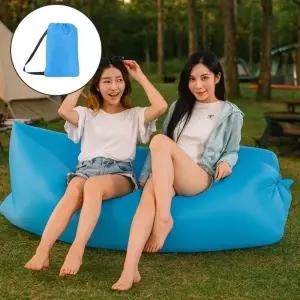 1인용 빈백 카페 야외의자 휴대용 에어소파 실내 공기 소파_25078619