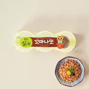 풀무원 브랜드관 살아있는 실의힘 꼬마나또 버터간장소스 89.7g
