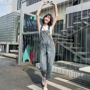 bns 여성 데님 멜빵 팬츠 점프수트 DHH-A33