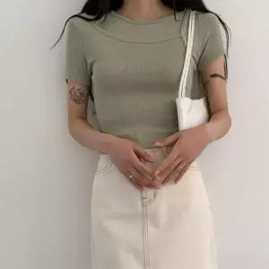 [텐바이텐]여자 라운드넥 언발 골지 월숄 나시 세트