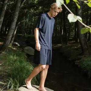 이너쿠키 모달 여름 남자 반팔 실내복 홈웨어 이지웨어 MHS6112