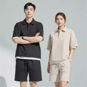 [텐바이텐]여자 남자 반팔 아노락 트레이닝세트 커플 반바지 세트