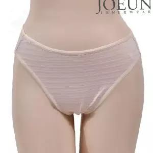 여성 속옷 스트라이프 무늬 면 소재 데일리 삼각 팬티 편안한 착용감 주니어용
