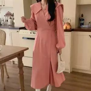 세일러카라 랜 디자인 허리스트링 어깨셔링 원피스