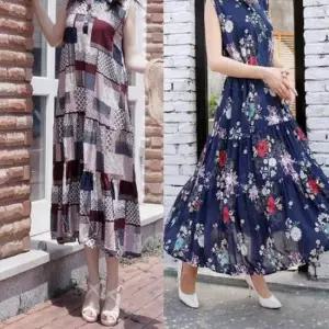 여름 여성 블라우스 린넨 나시 민소매 쉬폰 롱원피스