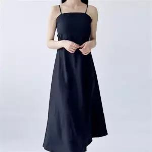 등파임 맥시 슬리브리스 홀터넥 휴양지 바캉스 원피스