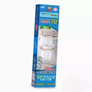 [라일리생활건강] Rly 2단 폴 행거 고급형 38mm 폴행거 튼튼한헹거