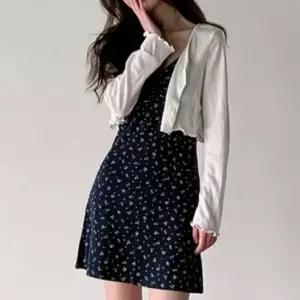 [라일리여성의류] Rly 슬립 원피스 A라인 나시 플라워 레이어드 미니