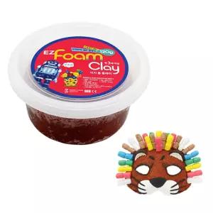 글로벌이지 이지 폼클레이 120g 갈색