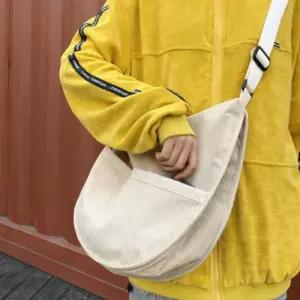 [라일리] Rly 빅사이즈 캐주얼 숄더 크로스백 캔버스백 가방