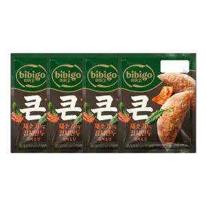 (e)CJ 비비고 큰채소가득 만두 김치갓 400g x4개