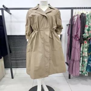 [꼼빠니아]트렌치코트 허리 스트링 원피스 CAFW9-WCH800