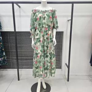 [꼼빠니아]오프숄더 바캉스 쉬폰 원피스 CAFU6-WOP330