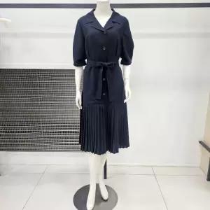 [꼼빠니아]카라 플리츠 벨티드 원피스 CAFU6-WOP390