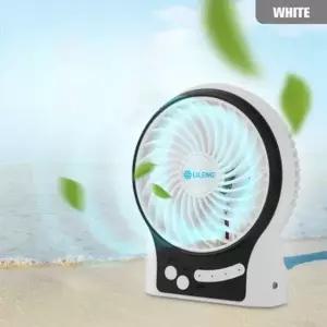 Coms 미니 토네이도 USB 선풍기 95mm 팬 화이트