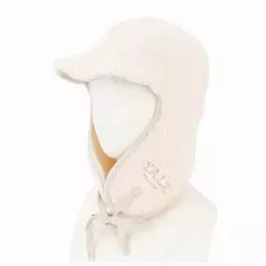 [셀러에이드]뽀글이 방한모 아이보리 군밤 공군모 겨울 방한모