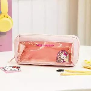 [문구/오피스] 투명 파스텔 산리오 파우치-헬로키티